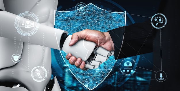 Robot AI que utiliza seguridad cibernética para proteger la privacidad de la información