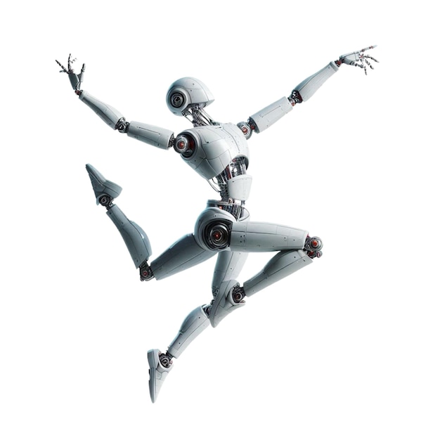 un robot blanco con la palabra robot en él