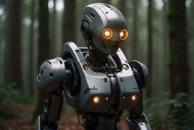 El robot explora la selva