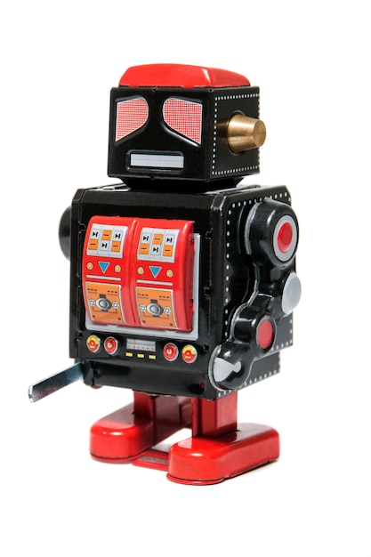 Robot de hojalata vintage
