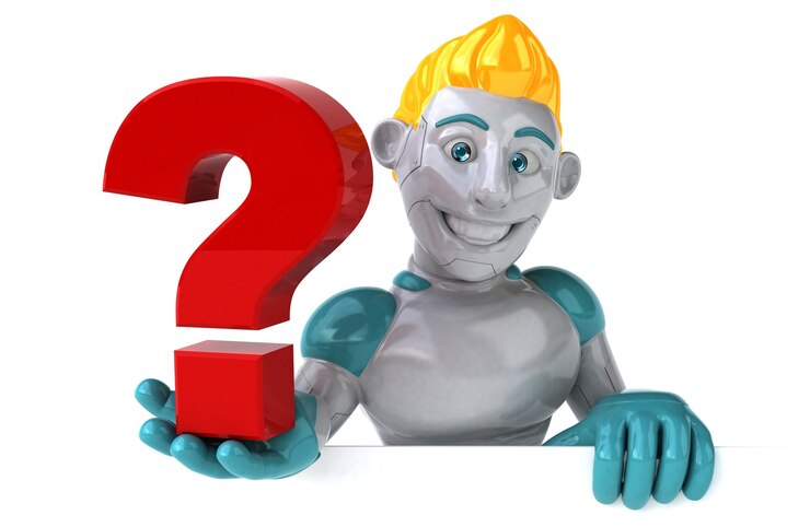 Foto robot - ilustración 3d