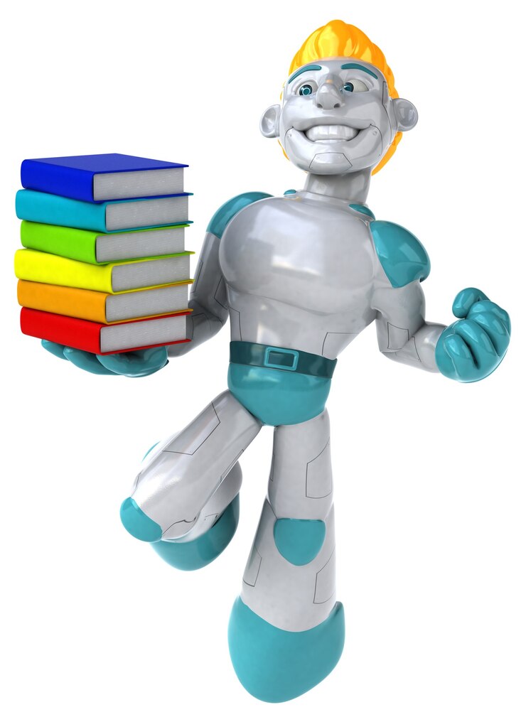 Foto robot - ilustración 3d