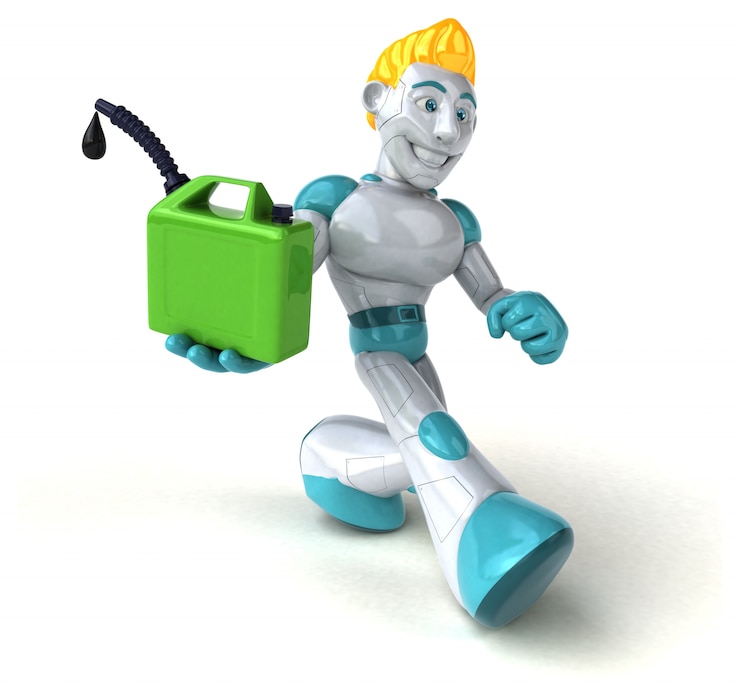 Foto robot - ilustración 3d