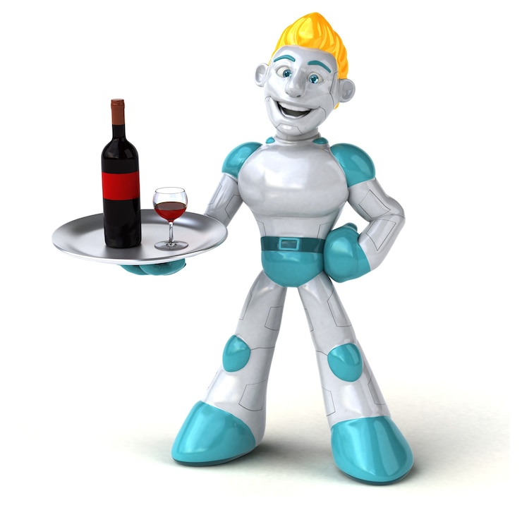 Foto robot - ilustración 3d