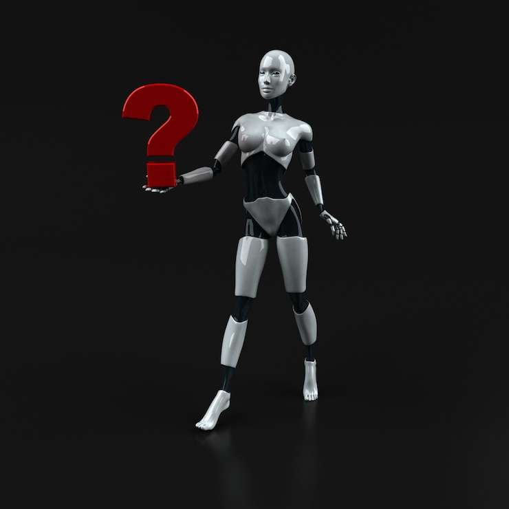 Foto robot - ilustración 3d