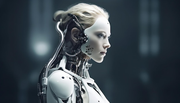Robot mujer androide