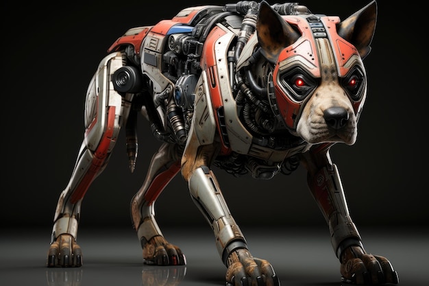 Robot perro policía estadounidense Lucha innovadora contra el crimen IA generativa