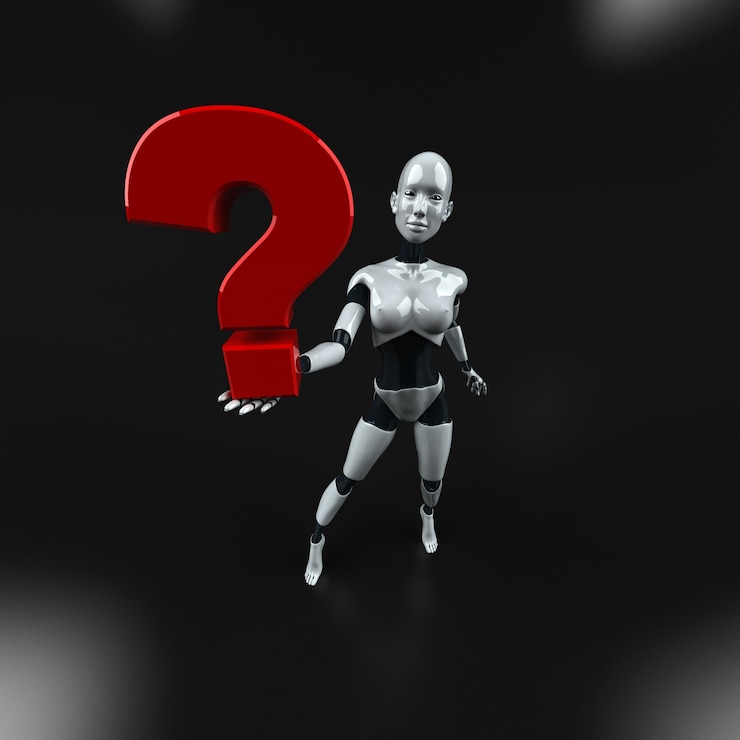 Foto robot - personaje 3d