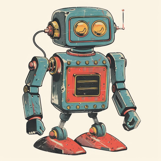 El robot retro