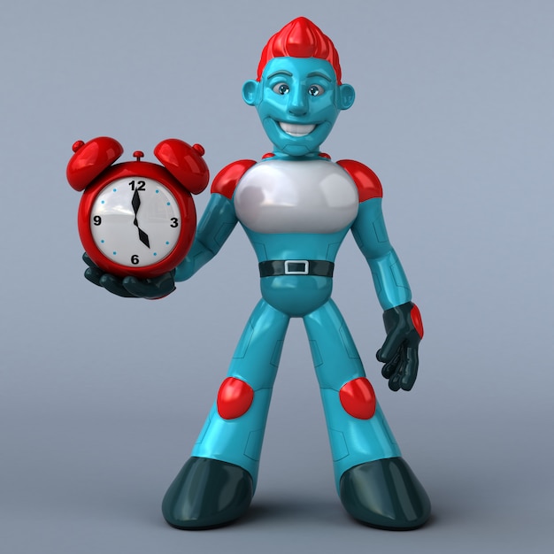 Robot rojo - personaje 3D