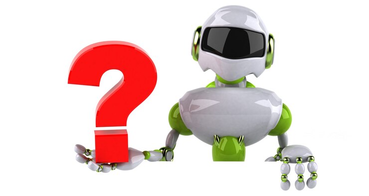 Foto robot verde - personaje 3d