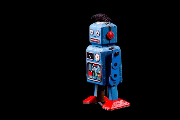 Robot vintage de juguete de estaño