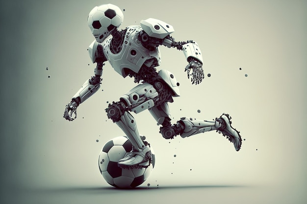 Roboter-Fußballspieler