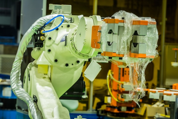 Foto roboter im industriellen einsatz