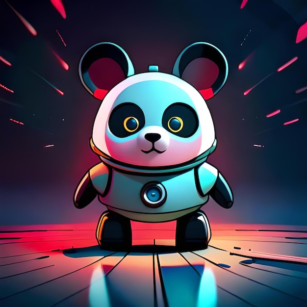 Foto roboter-mecha-panda