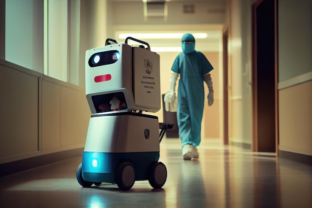 Roboterkurier liefert dringende medizinische Versorgung ins Krankenhaus
