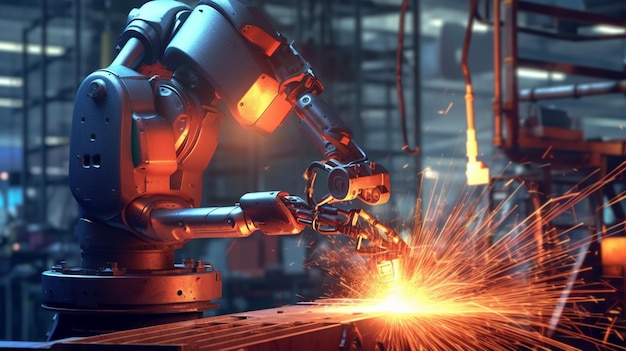 Robótica de soldagem operação de fabricação digital Automação de soldagem revolucionando as indústrias pesadas