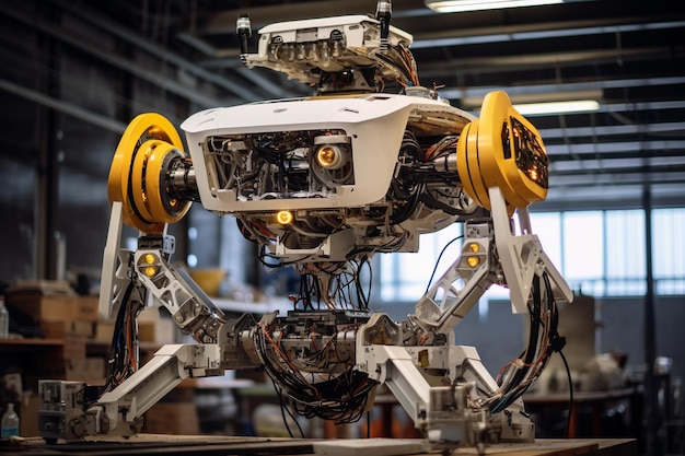 Foto robótica e produção de robôs