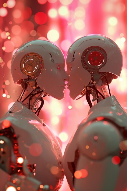 Robots enamorados generados por IA