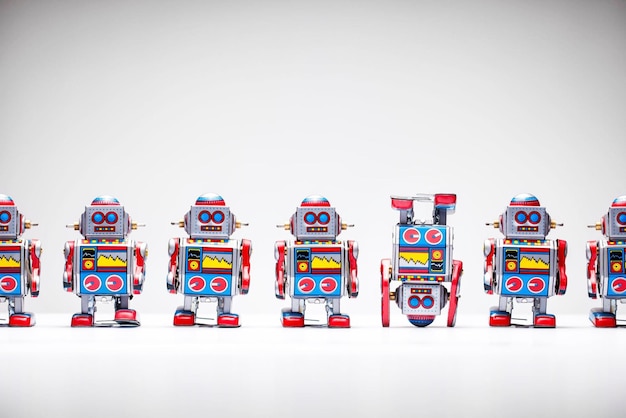 Robots de hojalata al revés