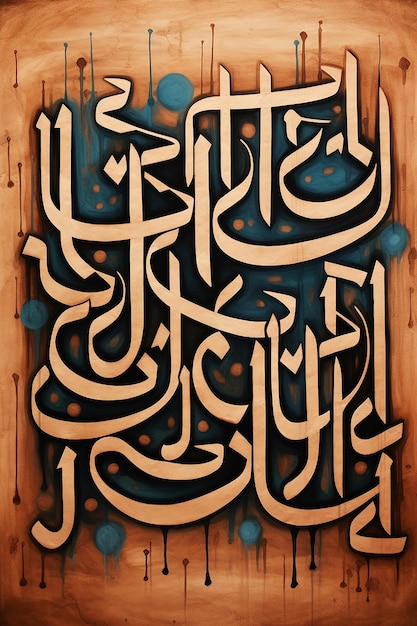 Foto robuste arabische alphabetmuster-schablone