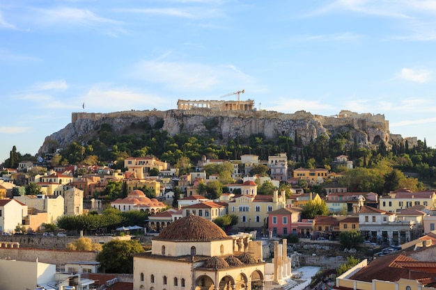 Roca de la Acrópolis y Monastiraki Atenas Grecia