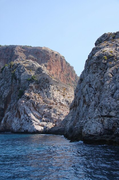 Roca y mar en Turquía