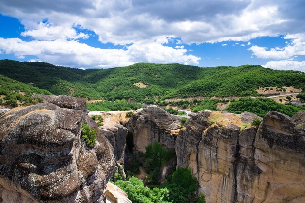 roca en Meteora, Grecia