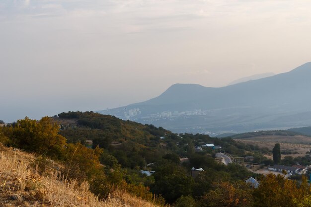 Rocas cerca de Demerdzhi Crimea