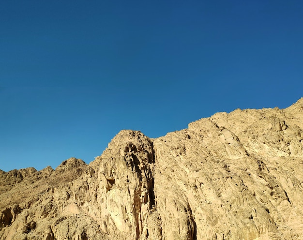 Rocas en el desierto desierto del Sinaí montañas paisaje papel tapiz vista pintoresca