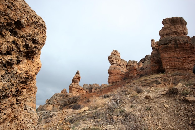 Rocas formadas por la erosión del viento