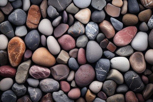 rocas y piedras en una playa