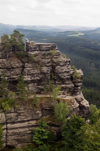 Rocas en la Suiza Checa