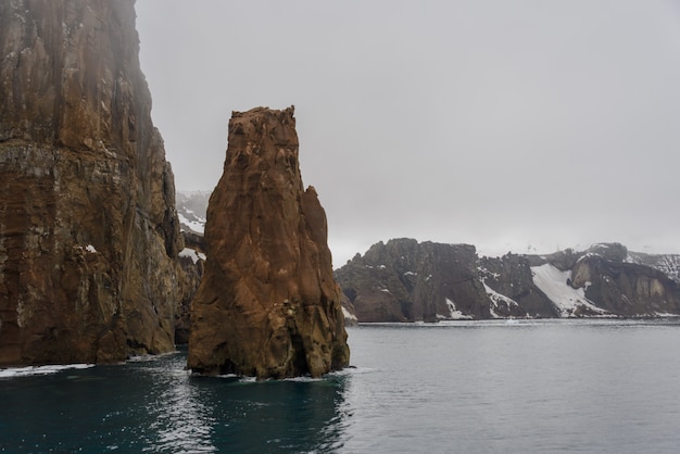 Rochas na ilha da decepção, Antártica