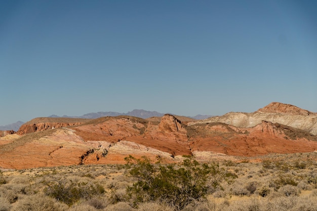 Rochas no parque Valley of Fire