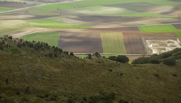 Foto rochas para escalada e miradouro de pancorbo zona de serra e planalto de burgos