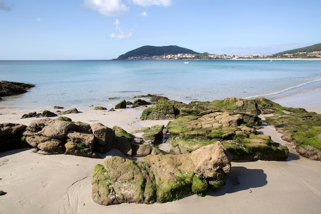 Rock at Langosteira Beach, Finisterre, Costa de la Muerte, Galiza, Espanha