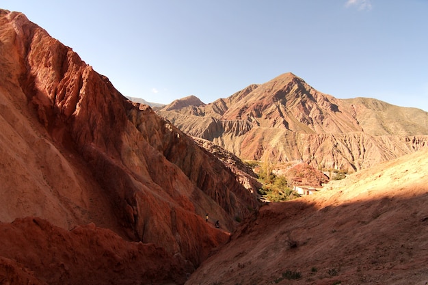 Rocks Purmamarca in der Provinz Jujuy in Argentinien