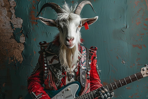 Foto rockstar goat el más grande de todos los tiempos