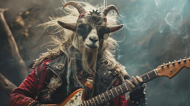 Foto rockstar goat el más grande de todos los tiempos