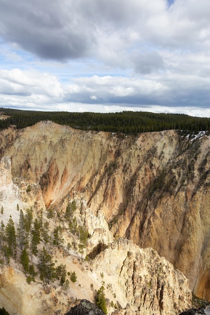 Rocky Canyon in der amerikanischen Landschaft Grand Canyon des Yellowstone