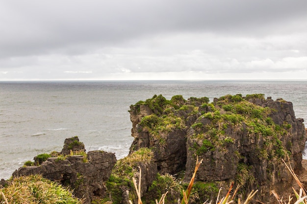 Rocky Shore Paparoa Nationalpark Südinsel Neuseeland