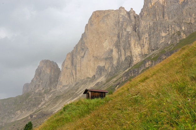 Foto roda de vael in den dolomiten