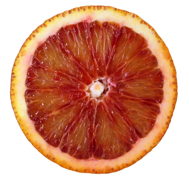 Rodaja de naranja sanguina