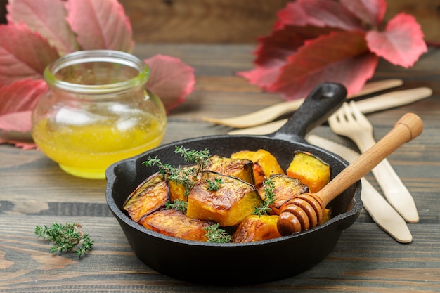 Rodajas de calabaza al horno