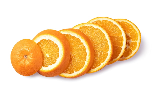 Rodajas de fruta de naranja