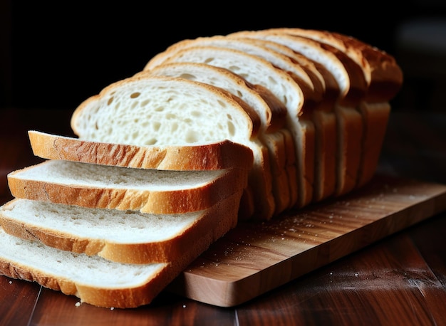 Rodajas de pan blanco