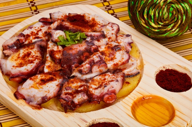 Rodajas de pulpo