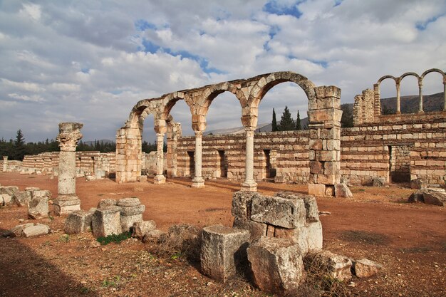 Römische Ruinen in Anjar, Libanon