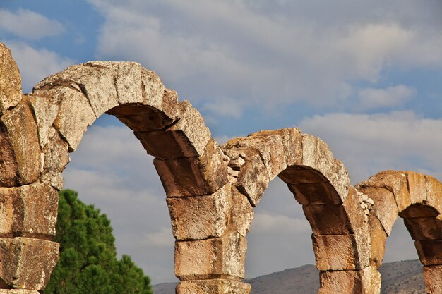 Römische Ruinen in Anjar, Libanon